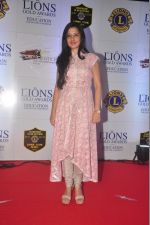 Amy Billimoria at the 21st Lions Gold Awards 2015 in Mumbai on 6th Jan 2015